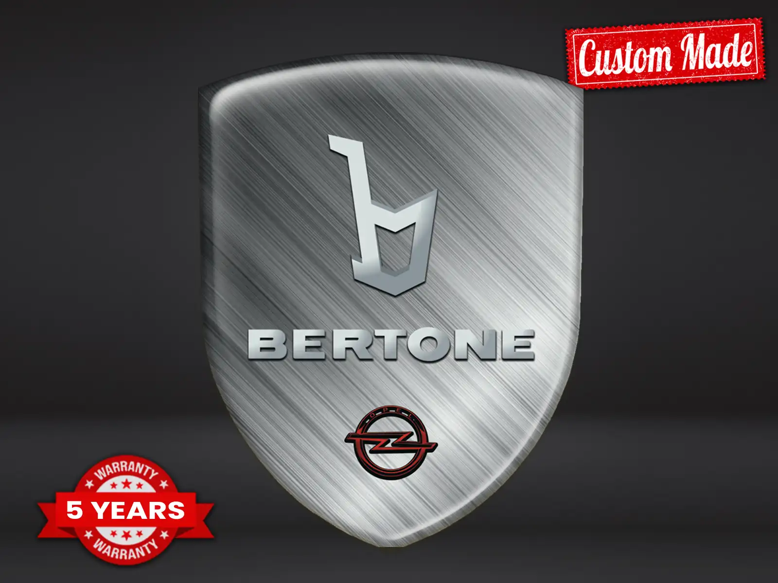 Bertone Pegatinas Logo Impresas Edición Premium Personalizable